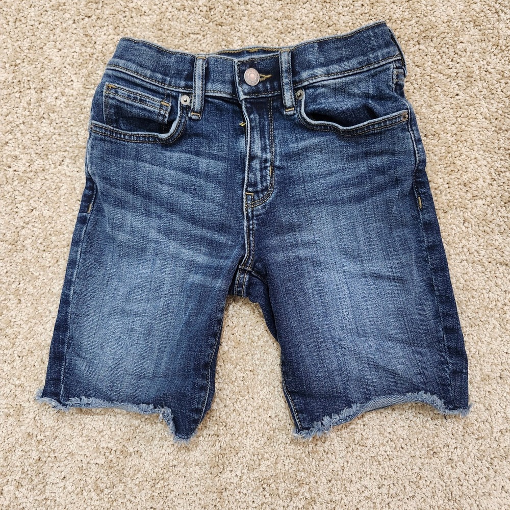 Old Navy Karate Slim Denim Shorts Adjustable Waist Built-In Flex Size 10‎